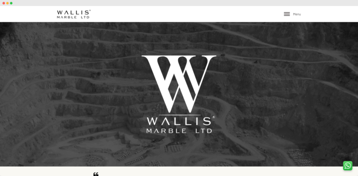 Wallis Marble website project